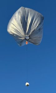 Cleveland Middle School’s high-altitude balloon launch in 2024. (Photo by Dan Small) Click on the thumbnail for a high-resolution image.